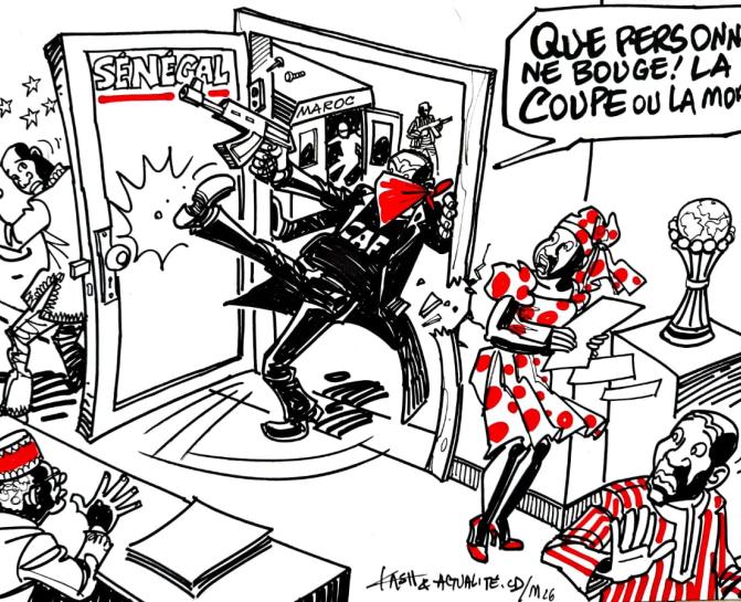 Caricature Kash/ACTUALITE.CD