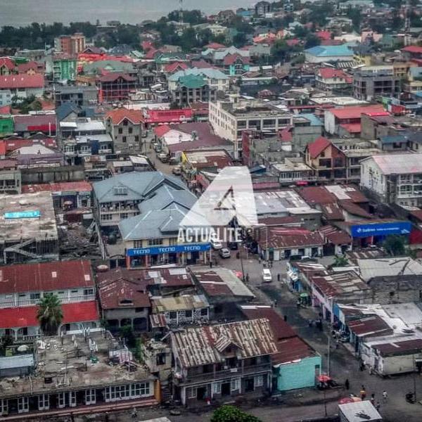 Une vue aérienne de la ville de Goma/Ph. Ley Uwera ACTUALITE.CD