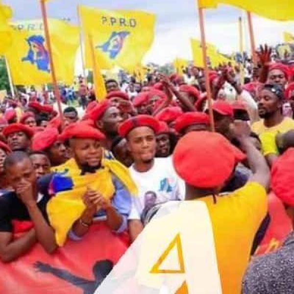 Manifestation publique réunissant les militants du PPRD. Ph/Actualite.cd 