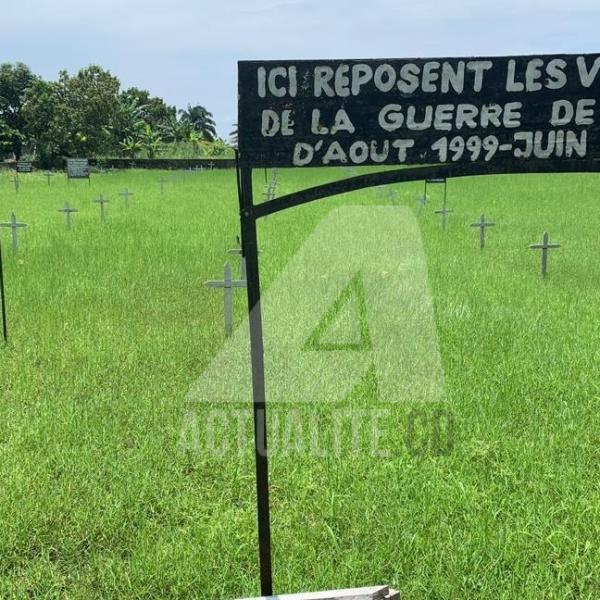 Les tombes des victimes de la guerre de six jours à Kisangani/Ph ACTUALITE.CD