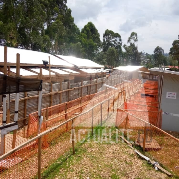 Un centre de traitement d'Ebola à à Butembo en 2021/Ph ACTUALITE.CD