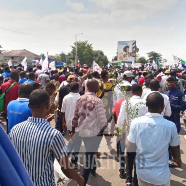 Marche de Lamuka ce samedi 16 octobre 2021 à Kinshasa
