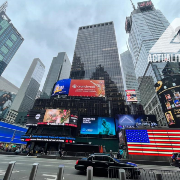 La vue d’une rue de Manhattan, New York (USA)