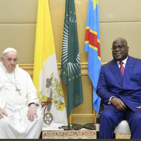 Pape François et Félix Tshisekedi