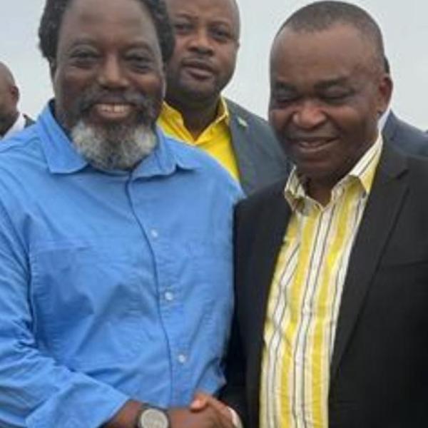 Joseph Kabila et Ferdinand Kambere