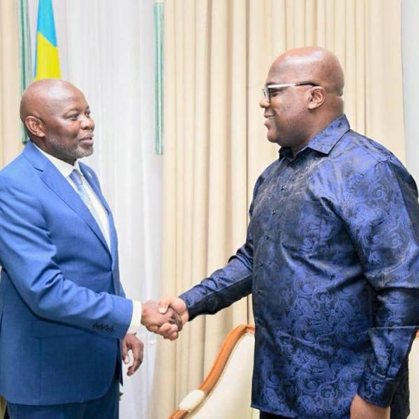 Vital Kamerhe et Félix Tshisekedi