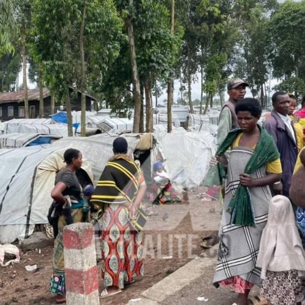 Le site de déplacé de Nyakabanda 1 à Kibati