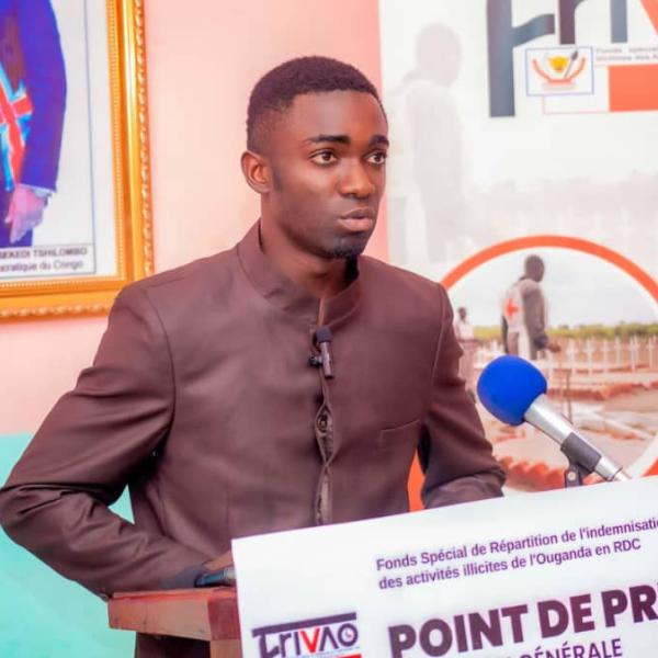 Chançard Bolukola, coordonnateur ad intérim de FRIVAO