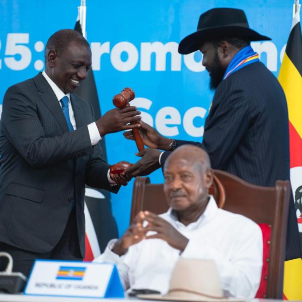 William Ruto et Salva Kiir