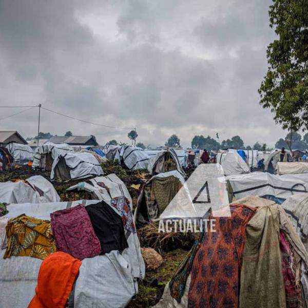 Le site des déplacés de Lushagala