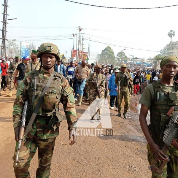 Les rebelles du M23 dans la ville de Bukavu
