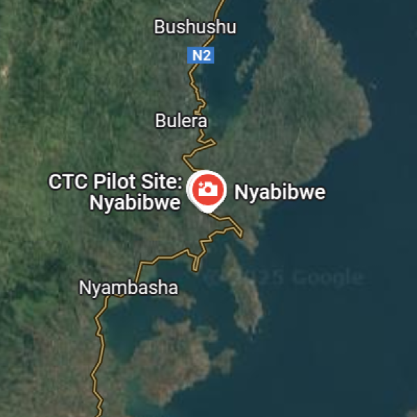 La cité de Nyabibwe sur la carte