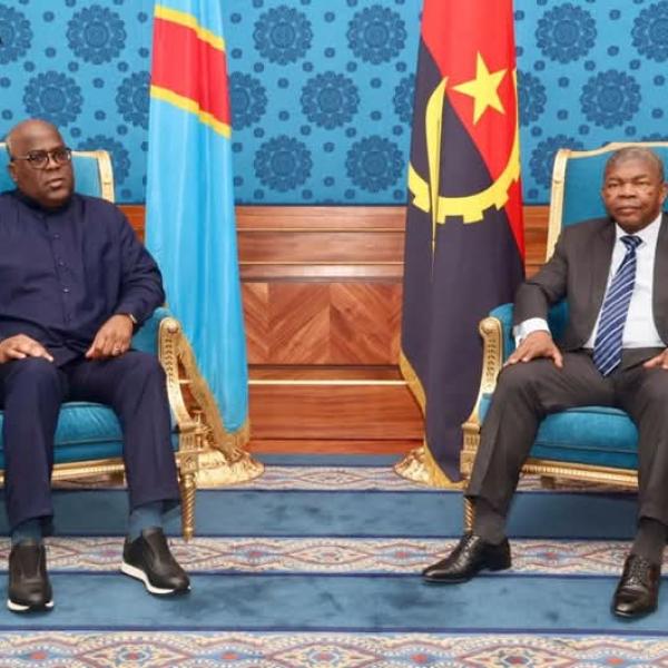 Félix Tshisekedi et João Lourenço
