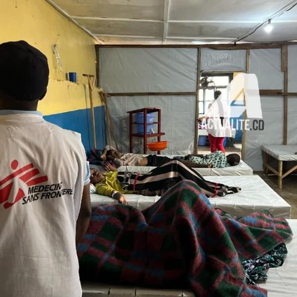 Un centre de santé à Sake soutenu par MSF