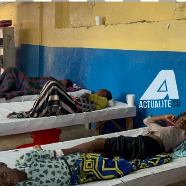 Des déplacés retournés à Sake souffrant de choléra