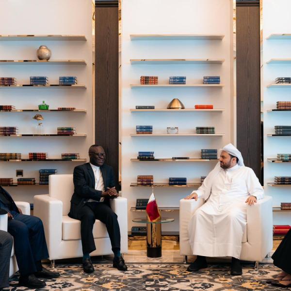 Le tandem CENCO-ECC reçu par Mohammed bin Abdulaziz bin Saleh Al-Khulaifi à Doha