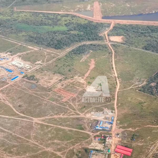 Mines de Manono Lithium, vue aérienne