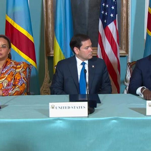 Signature de la déclaration de principe par les MAE congolais et rwandais à Washington