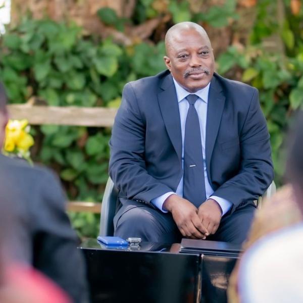 Joseph Kabila lors des consultations à Bukavu