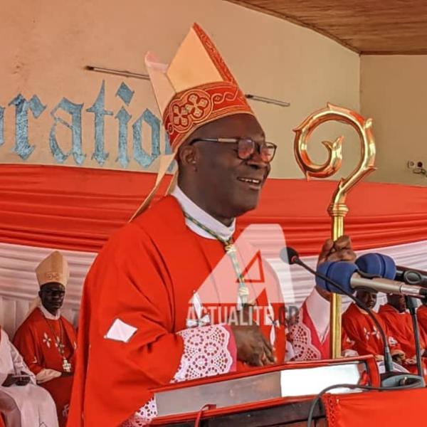Mgr Fulgence Muteba, archevêque de Lubumbashi
