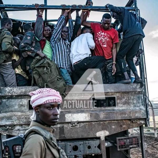 Des personnes arrêtées par les rebelles de l'AFC/M23 à Goma