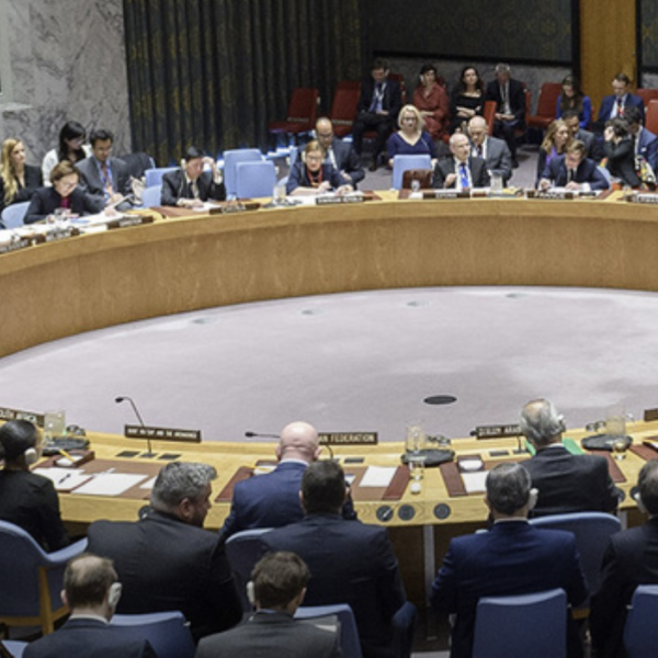 Réunon du conseil de sécurité de l'Onu