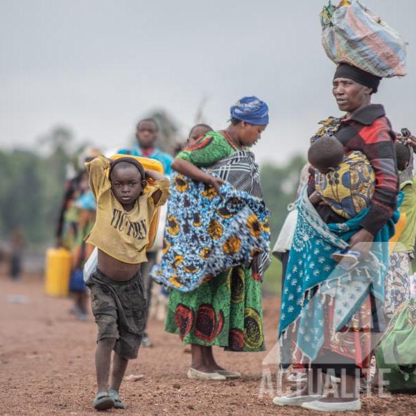 Déplacés de Rutshuru au Nord-Kivu