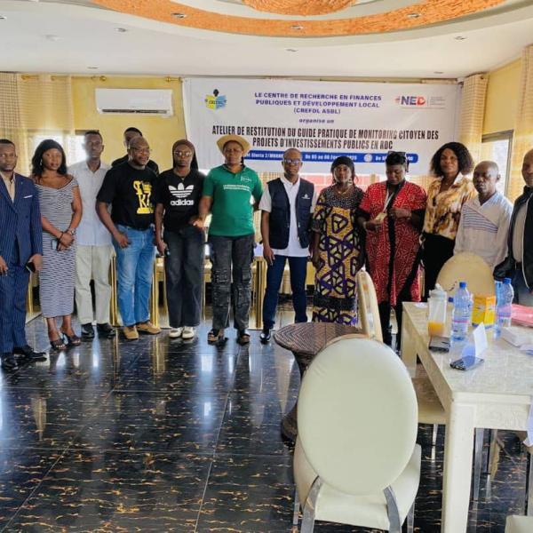 Le Comité local de surveillance citoyenne des finances publiques (Taskforce) à Moanda 