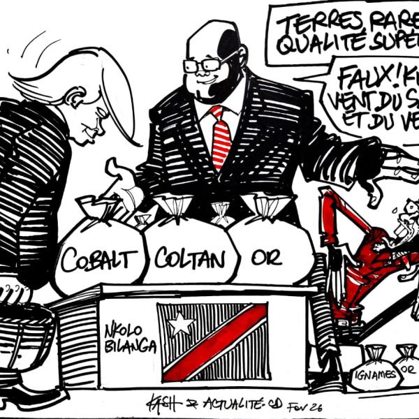 Caricature Kash/ACTUALITE.CD