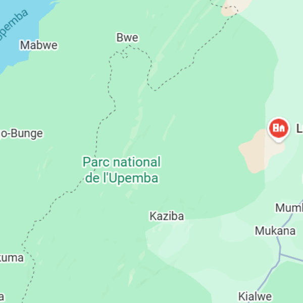Parc national d'Upemba sur la carte