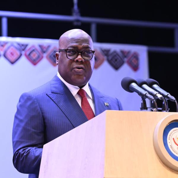 Tshisekedi au forum national des affaires coutumières