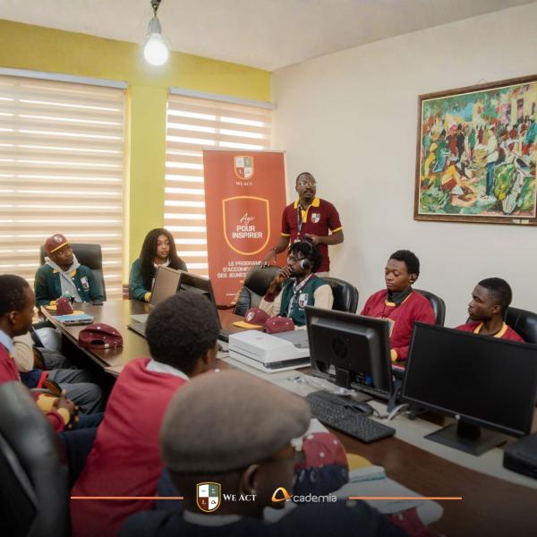 Des jeunes talents au programme We Act de la RawBank 