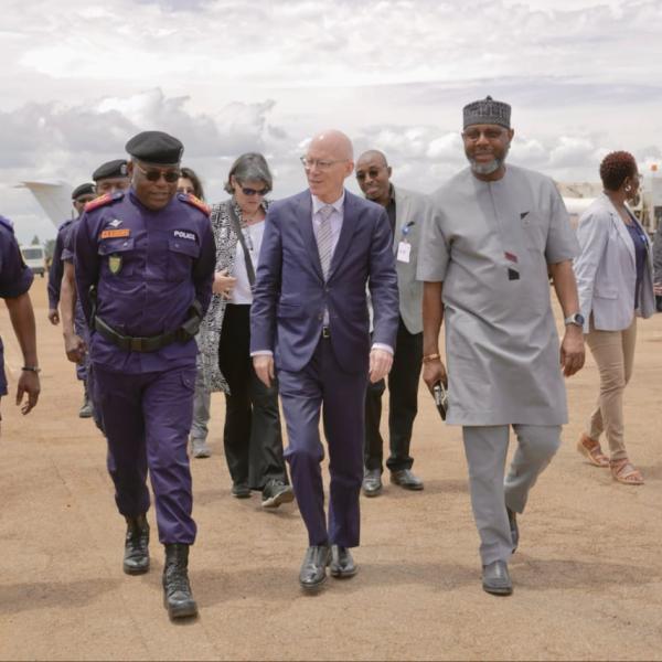 Arrivée de James Swan à Beni