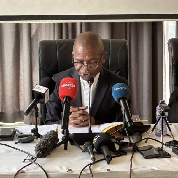 Ejiba Yamapia, président de la plateforme des Églises du Réveil du Congo