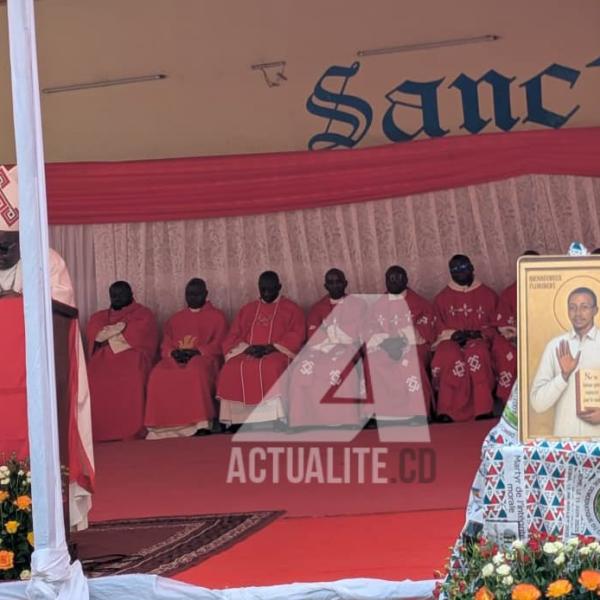 Messe du 1er anniversaire de la béatification de Floribert Bwana Chui 