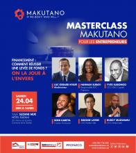 Affiche Masterclass Makutano pour les entrepreneurs. Ph. Droits tiers. 